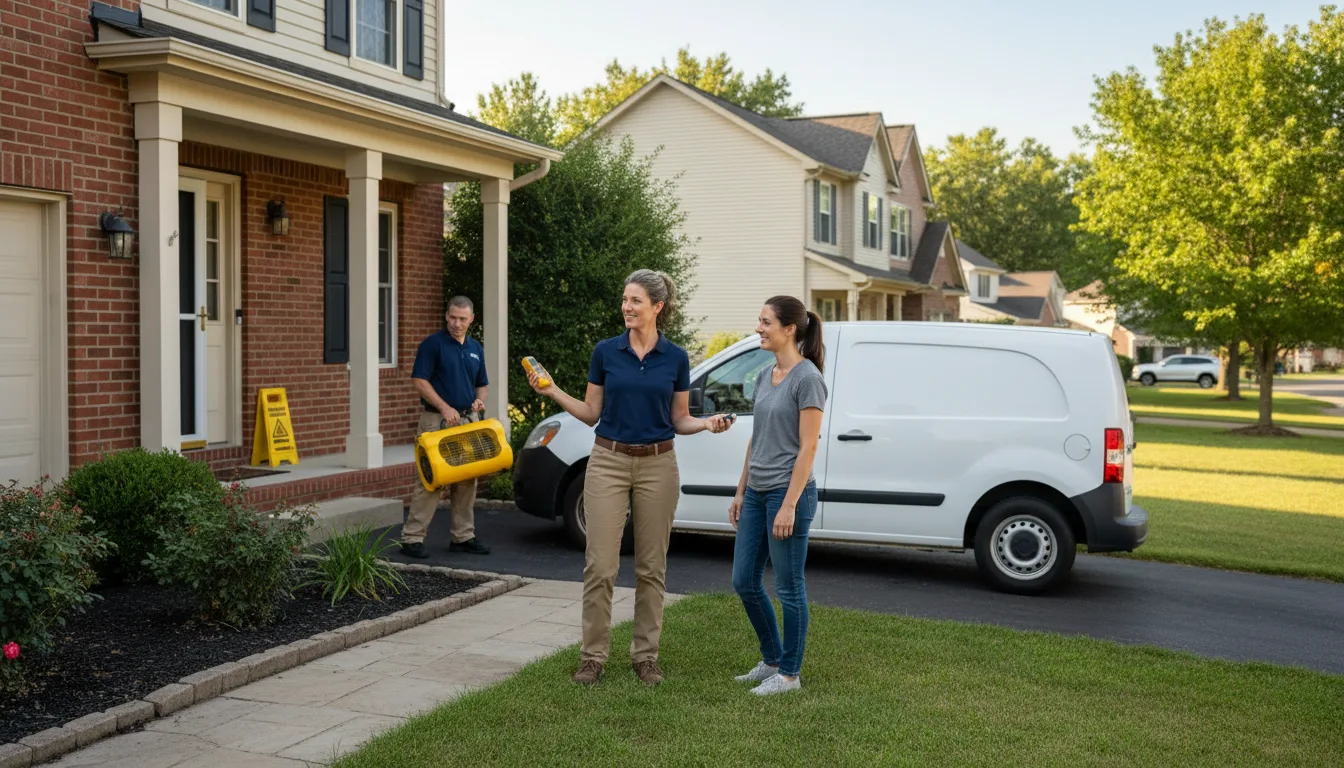 Water restoration image for Dehumidification And Cleanup Services in Cleveland, MN